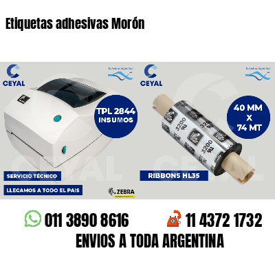 Etiquetas adhesivas Morón