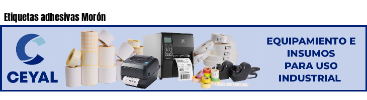 Etiquetas adhesivas Morón