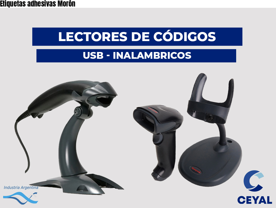 Etiquetas adhesivas Morón