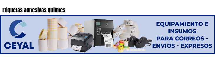 Etiquetas adhesivas Quilmes