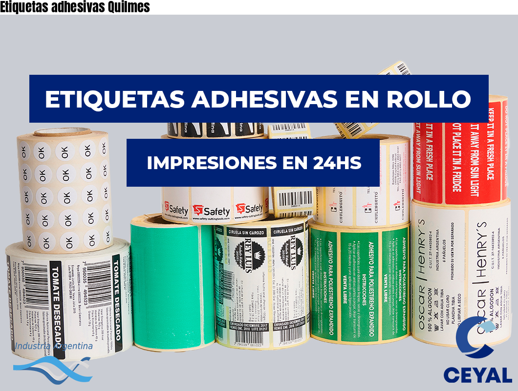 Etiquetas adhesivas Quilmes