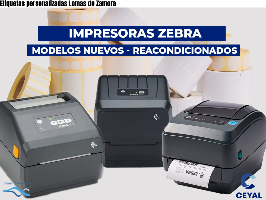 Etiquetas personalizadas Lomas de Zamora