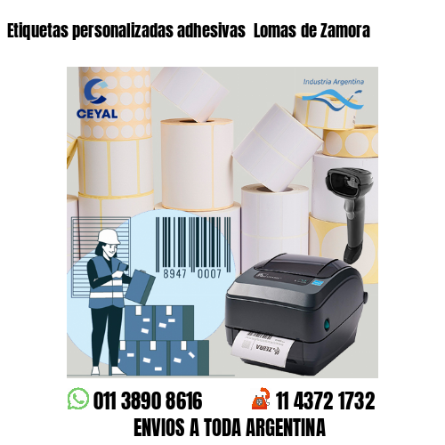 Etiquetas personalizadas adhesivas  Lomas de Zamora