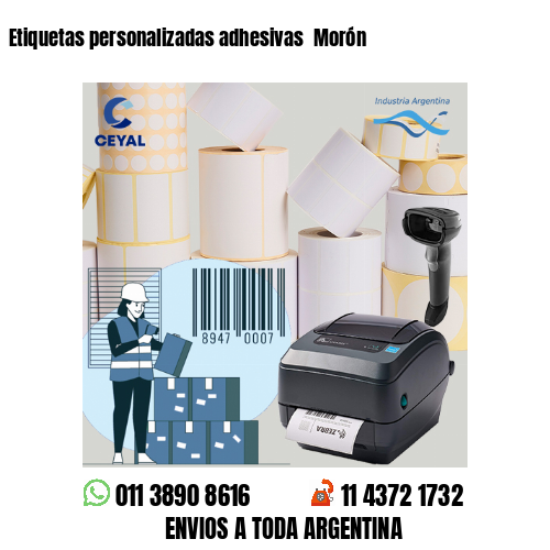 Etiquetas personalizadas adhesivas  Morón