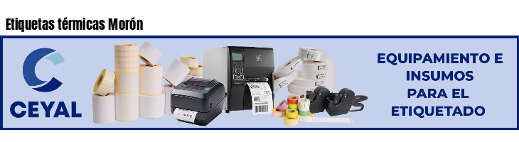 Etiquetas térmicas Morón