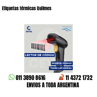 Etiquetas térmicas Quilmes