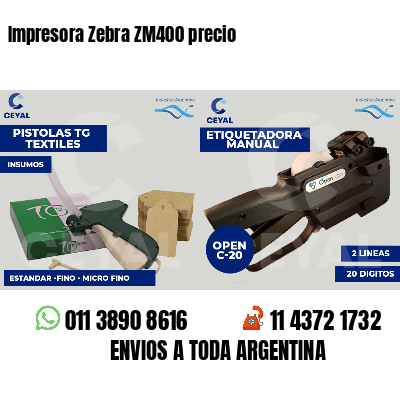 Impresora Zebra ZM400 precio