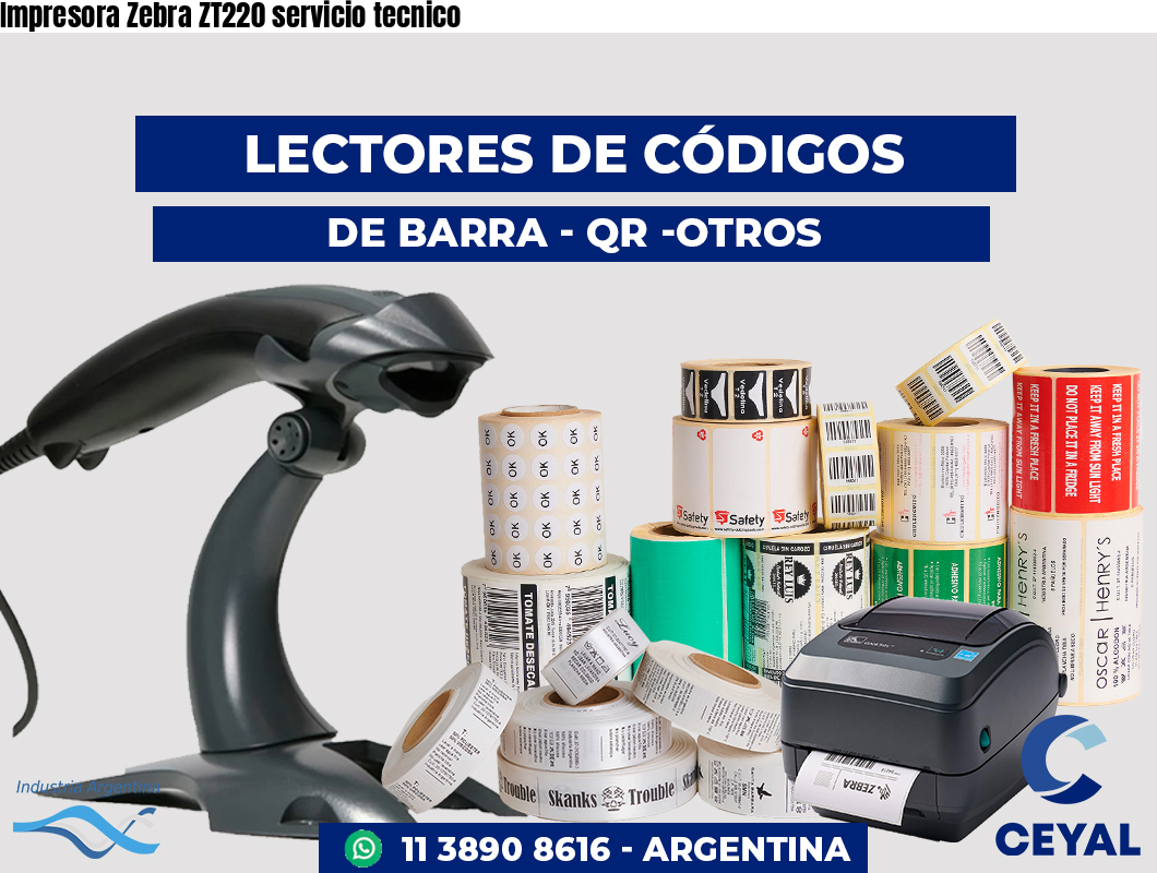 Impresora Zebra ZT220 servicio tecnico