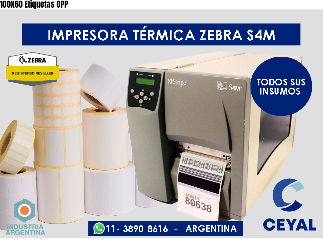 100X60 Etiquetas OPP