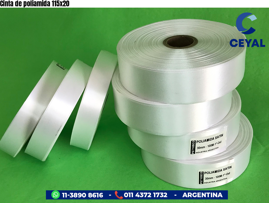 Cinta de poliamida 115×20