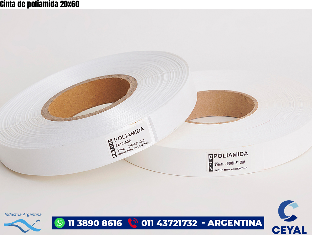 Cinta de poliamida 20×60