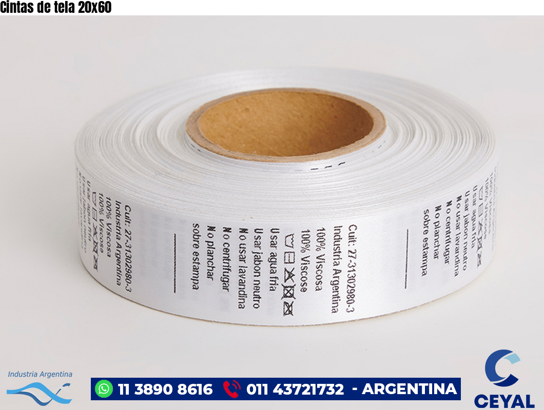 Cintas de tela 20×60