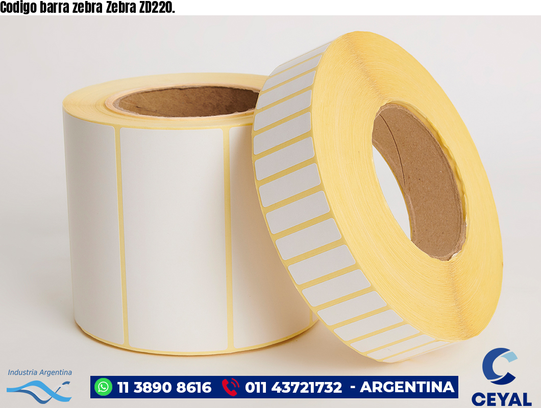 Codigo barra zebra Zebra ZD220.