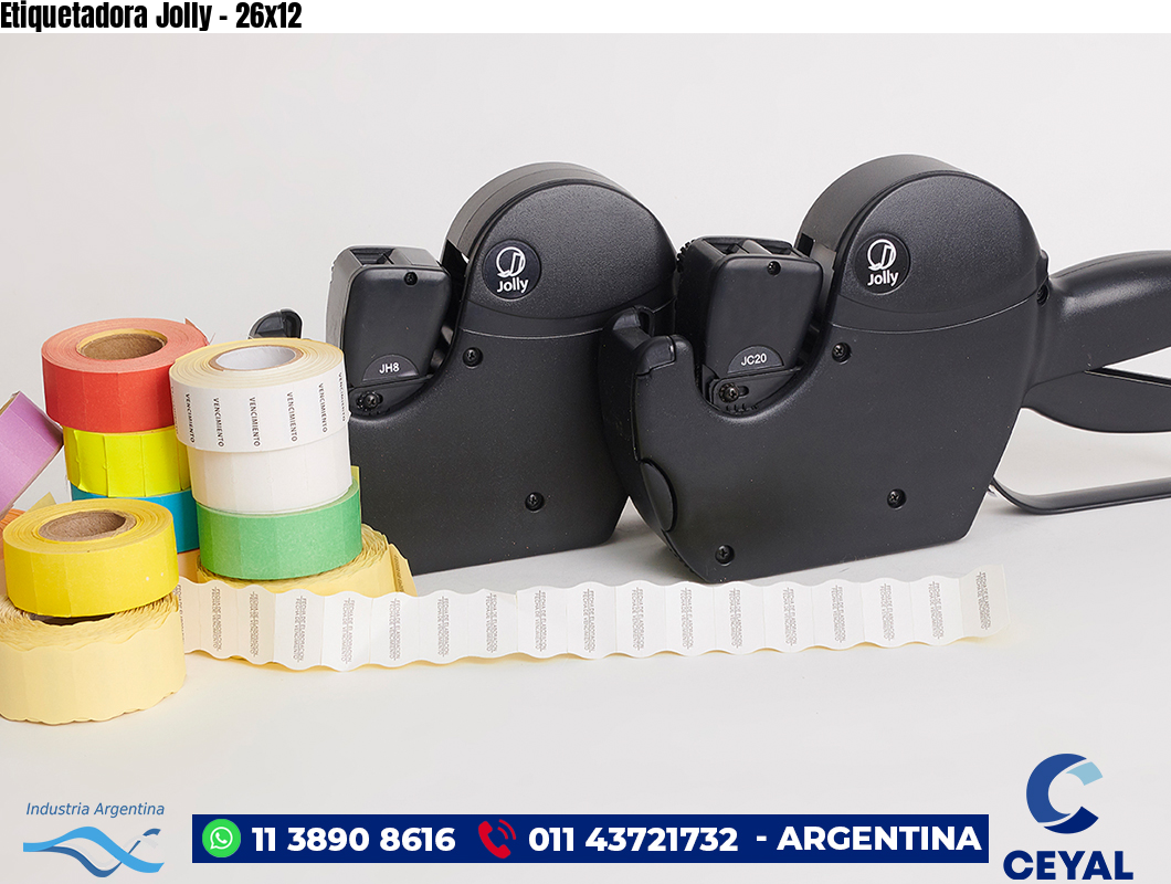 Etiquetadora Jolly – 26×12