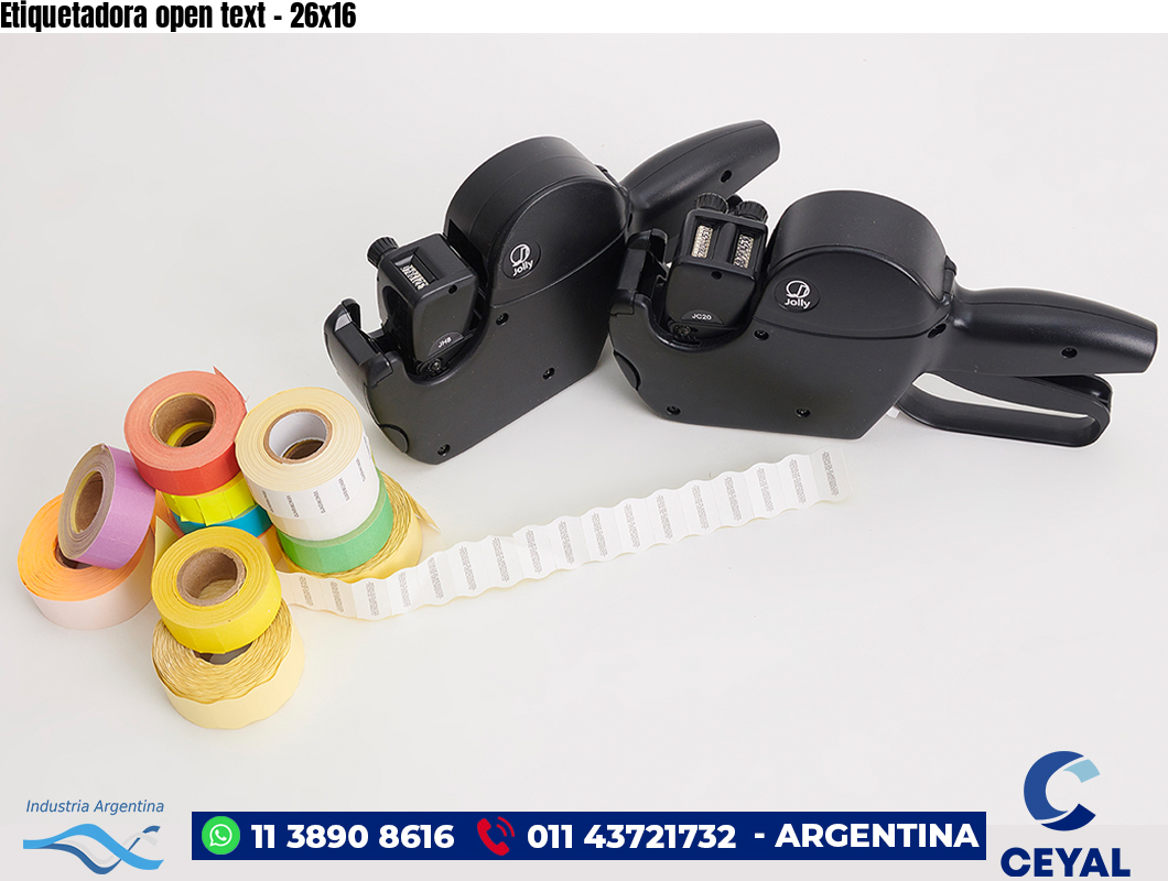 Etiquetadora open text – 26×16
