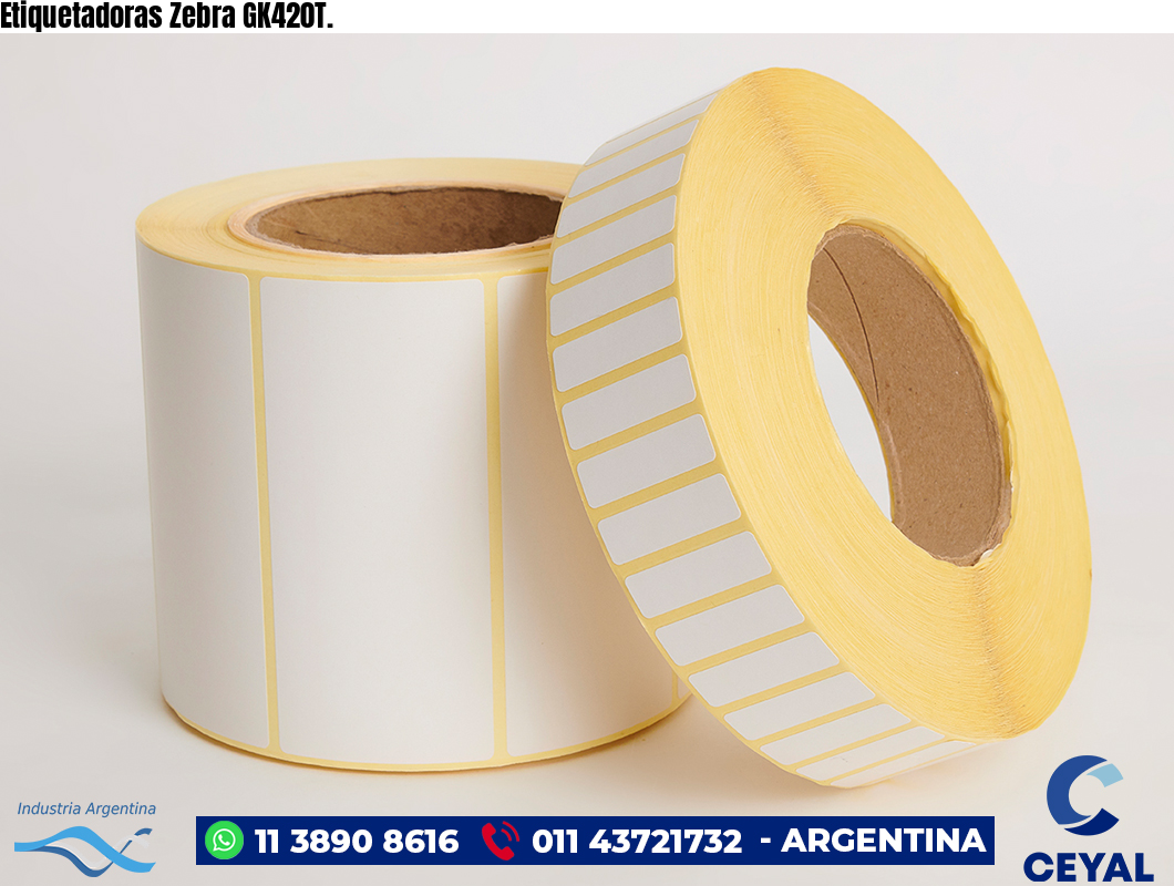 Etiquetadoras Zebra GK420T.