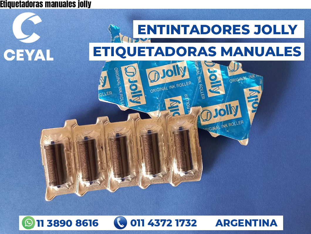 Etiquetadoras manuales jolly