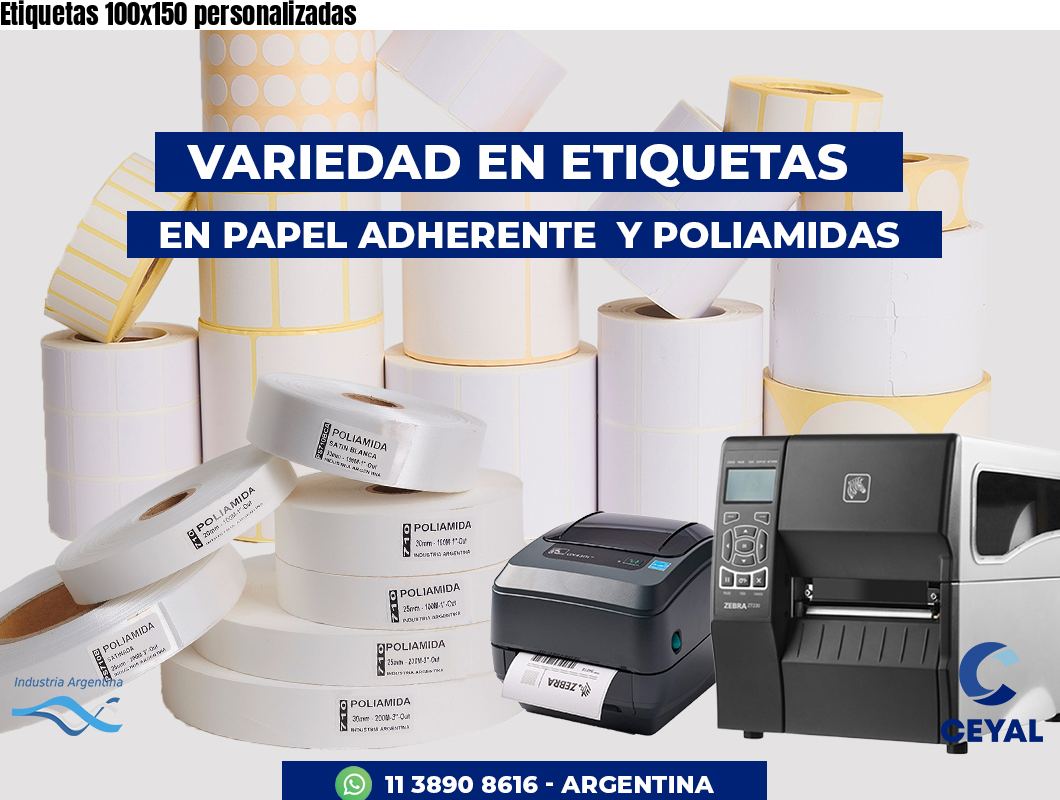 Etiquetas 100x150 personalizadas