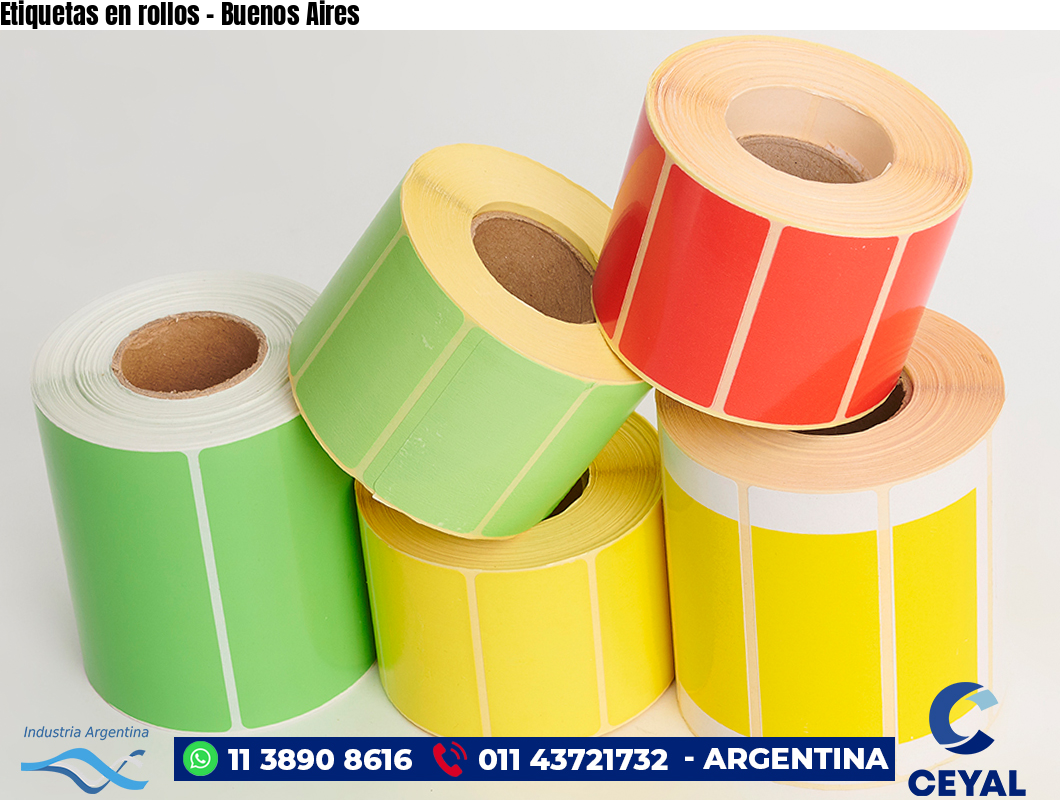 Etiquetas en rollos - Buenos Aires