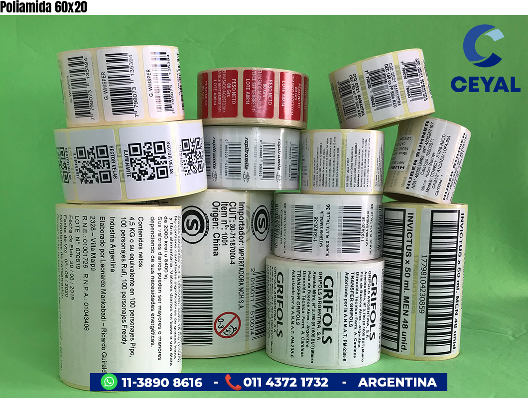 Poliamida 60x20