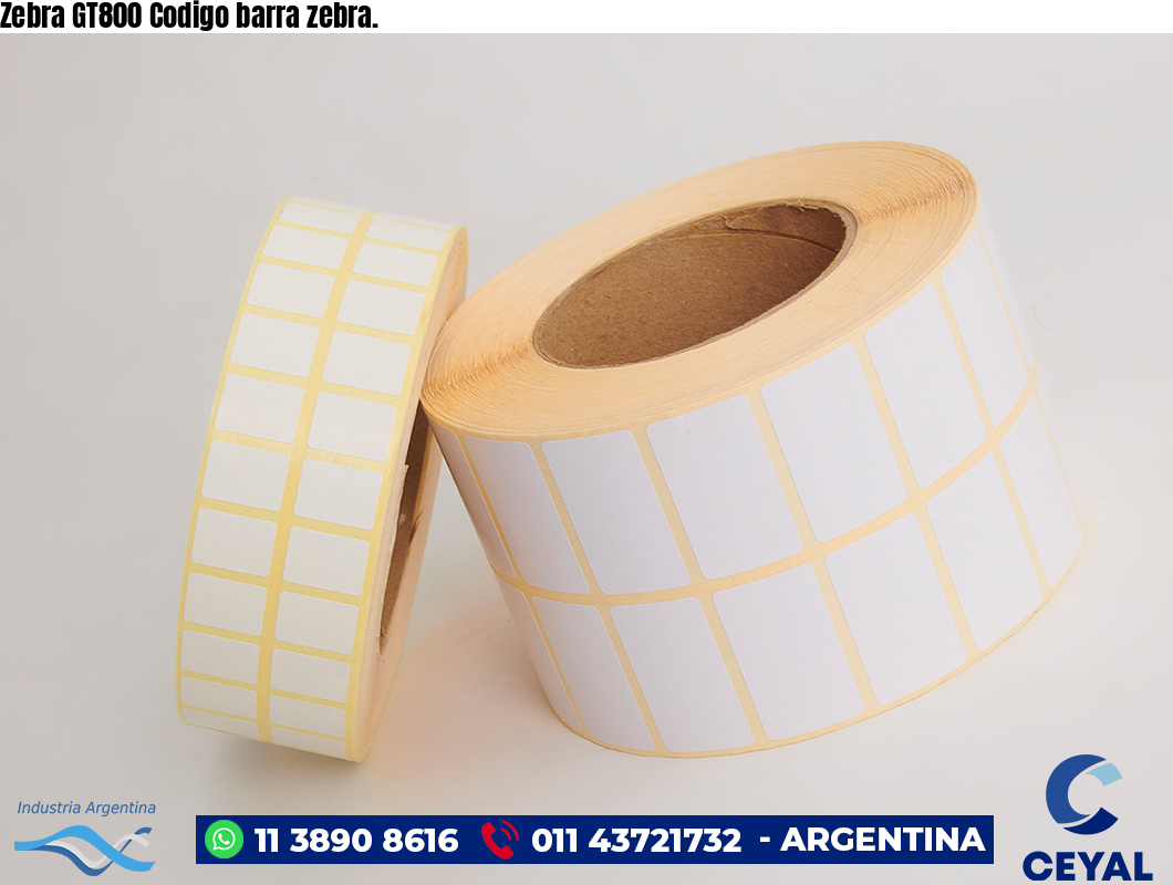 Zebra GT800 Codigo barra zebra.