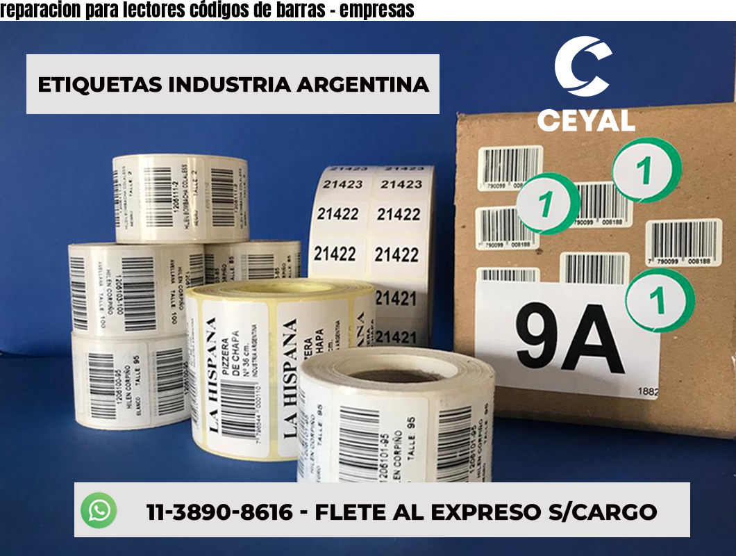 reparacion para lectores códigos de barras - empresas