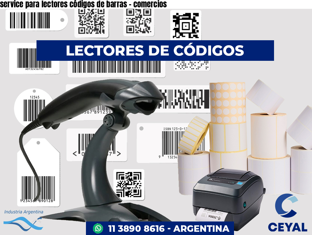 service para lectores códigos de barras - comercios