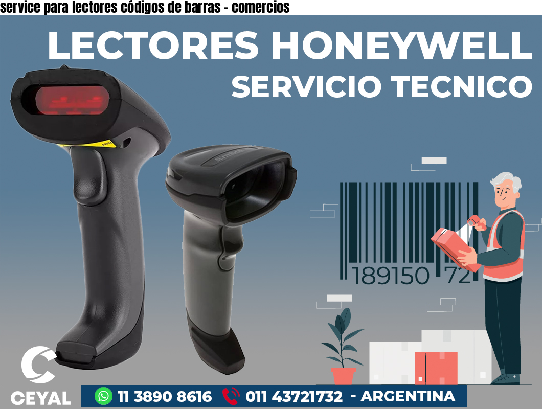 service para lectores códigos de barras – comercios