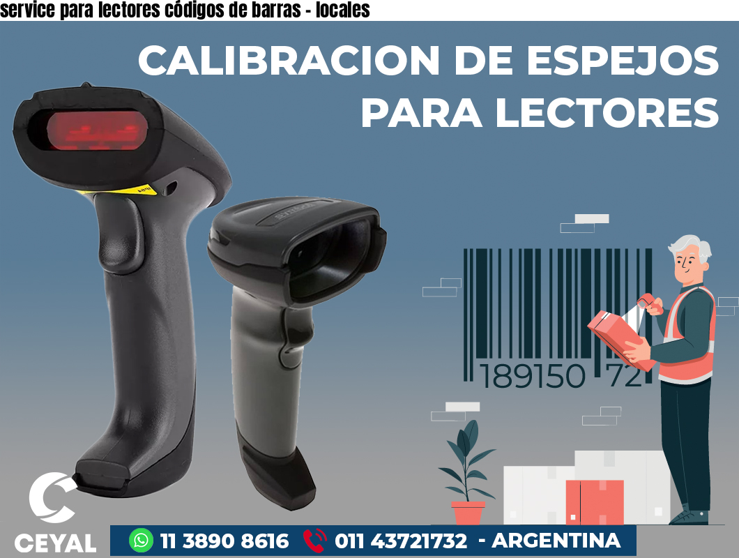 service para lectores códigos de barras – locales