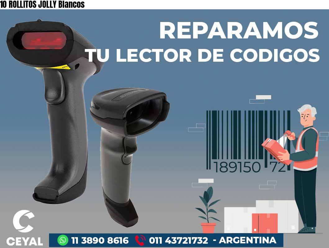 10 ROLLITOS JOLLY Blancos