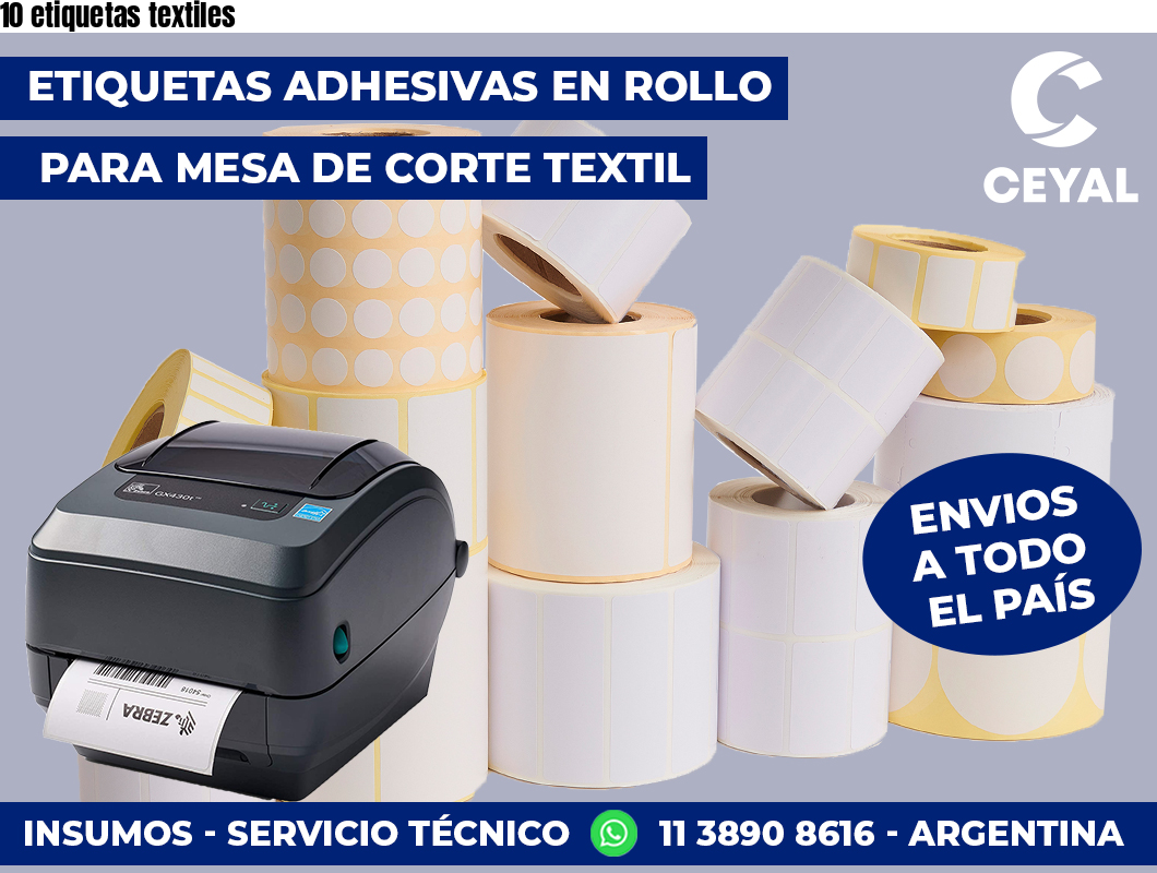 10 etiquetas textiles