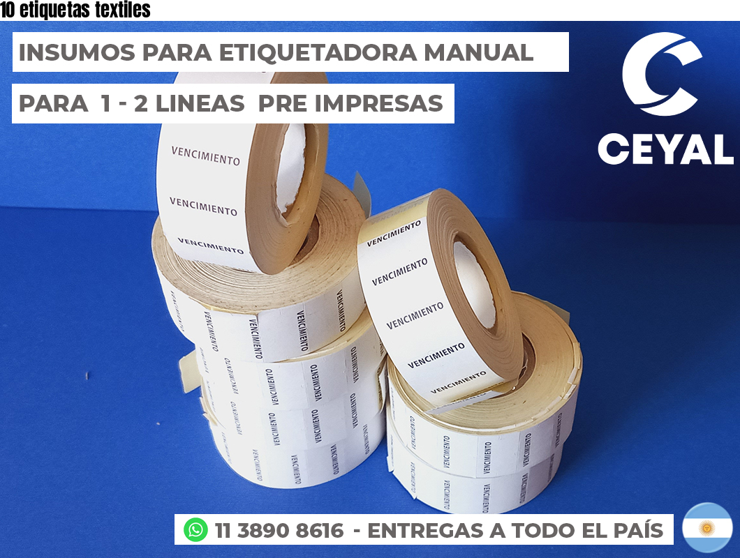 10 etiquetas textiles