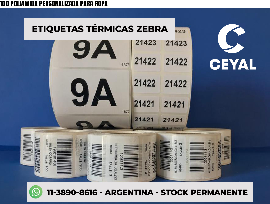 100 POLIAMIDA PERSONALIZADA PARA ROPA