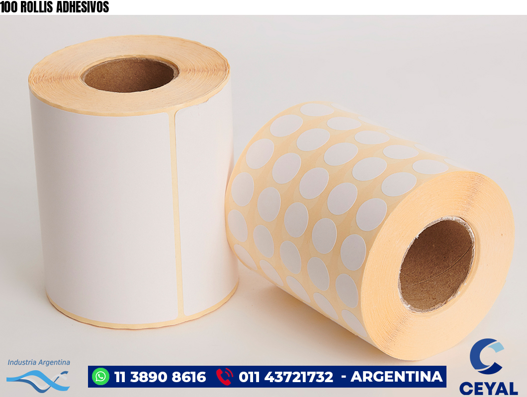 100 ROLLIS ADHESIVOS