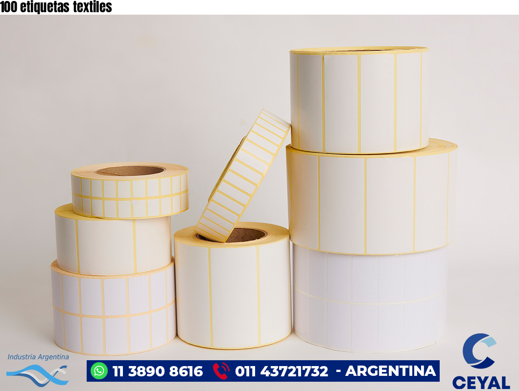 100 etiquetas textiles