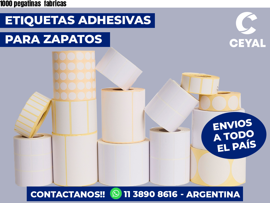 1000 pegatinas fabricas