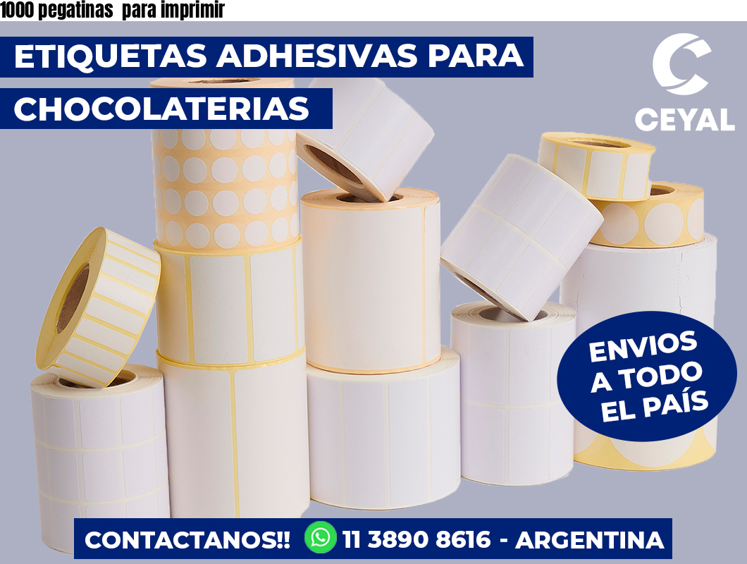 1000 pegatinas para imprimir