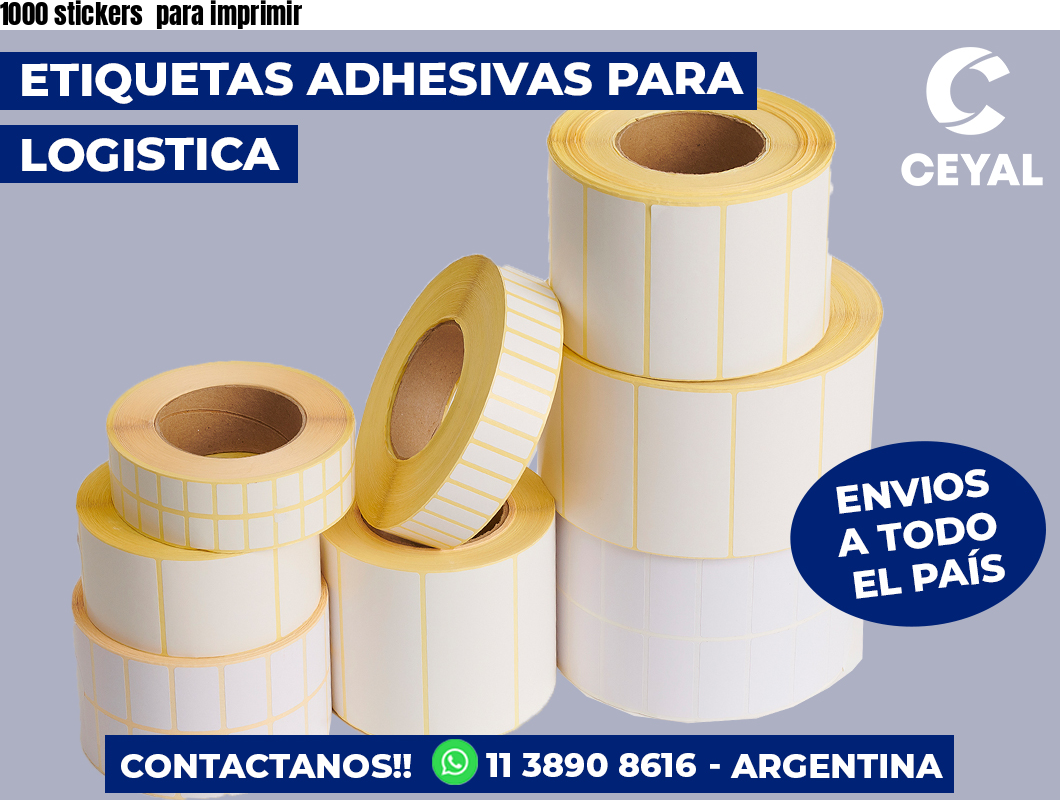 1000 stickers para imprimir