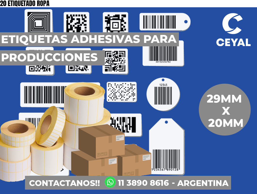 20 ETIQUETADO ROPA