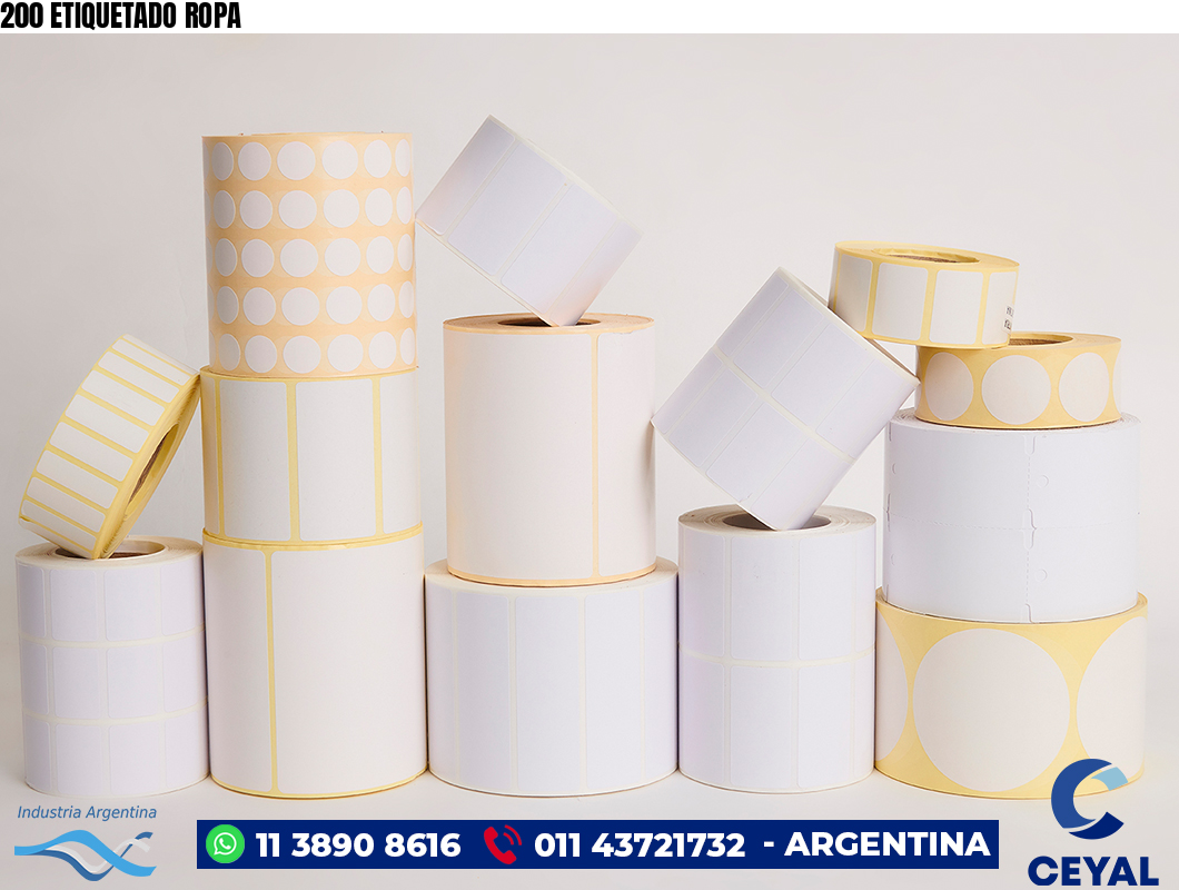 200 ETIQUETADO ROPA