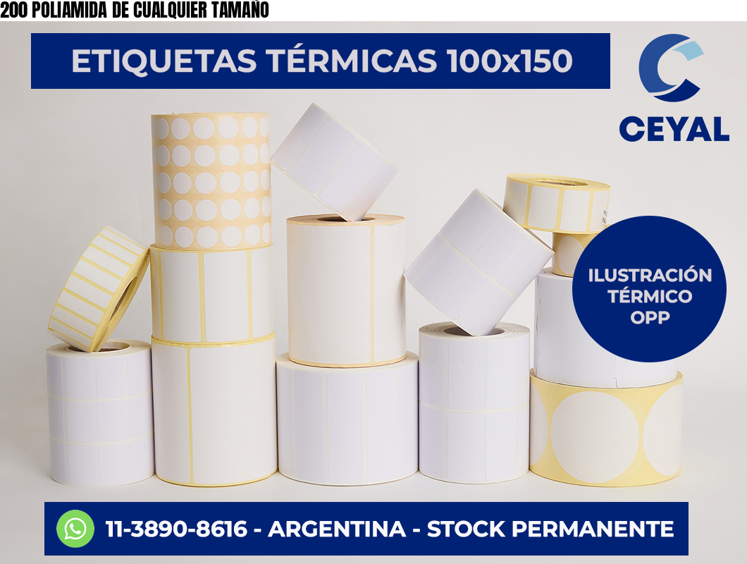 200 POLIAMIDA DE CUALQUIER TAMAÑO
