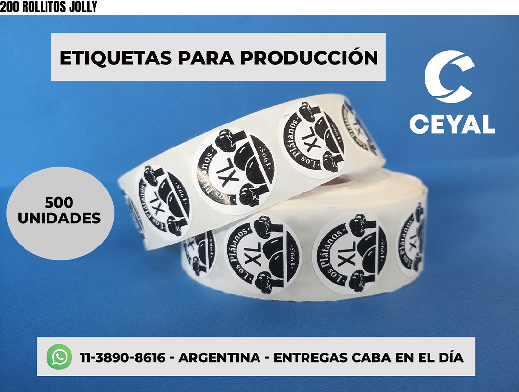 200 ROLLITOS JOLLY