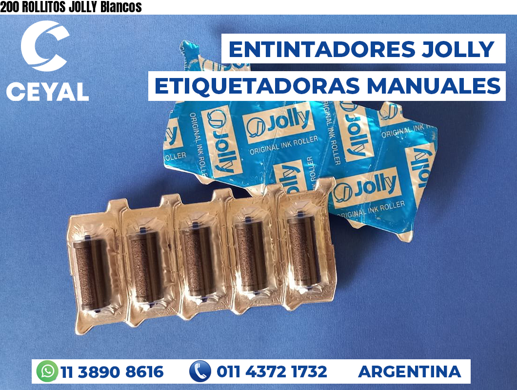200 ROLLITOS JOLLY Blancos
