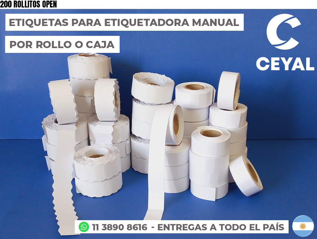 200 ROLLITOS OPEN