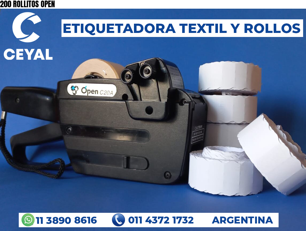 200 ROLLITOS OPEN