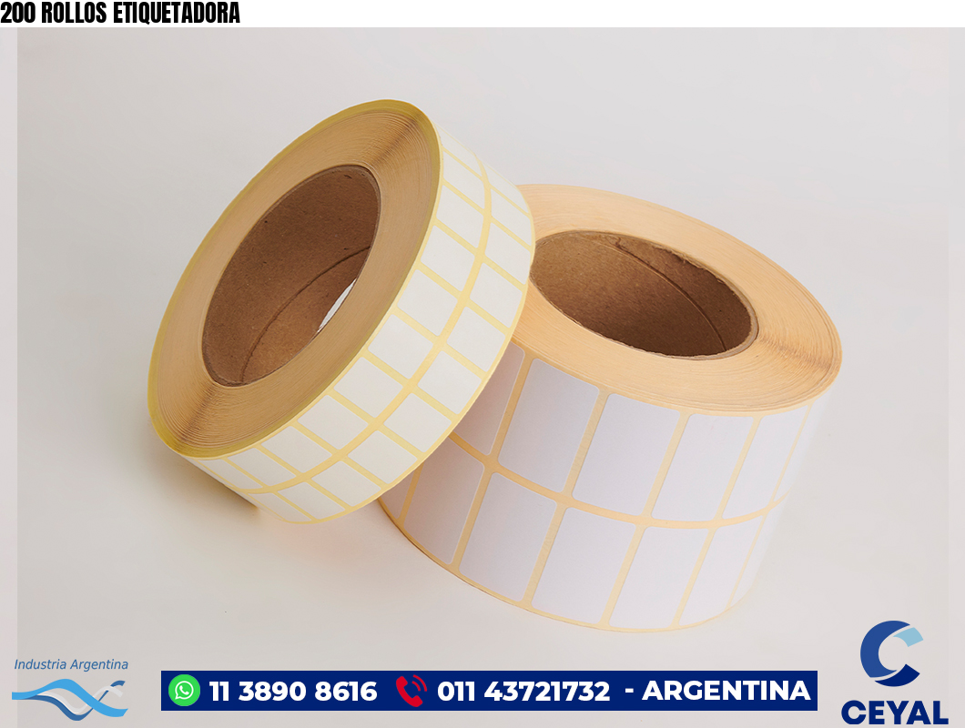 200 ROLLOS ETIQUETADORA