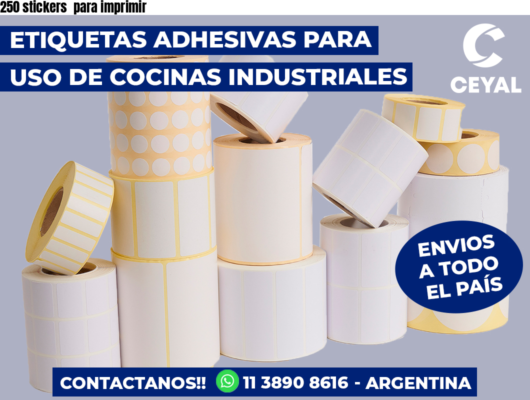 250 stickers para imprimir