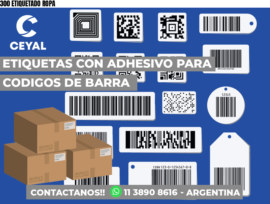 300 ETIQUETADO ROPA