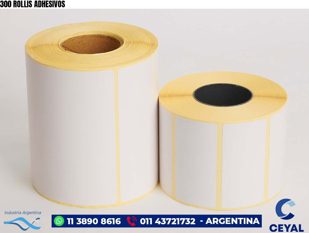 300 ROLLIS ADHESIVOS