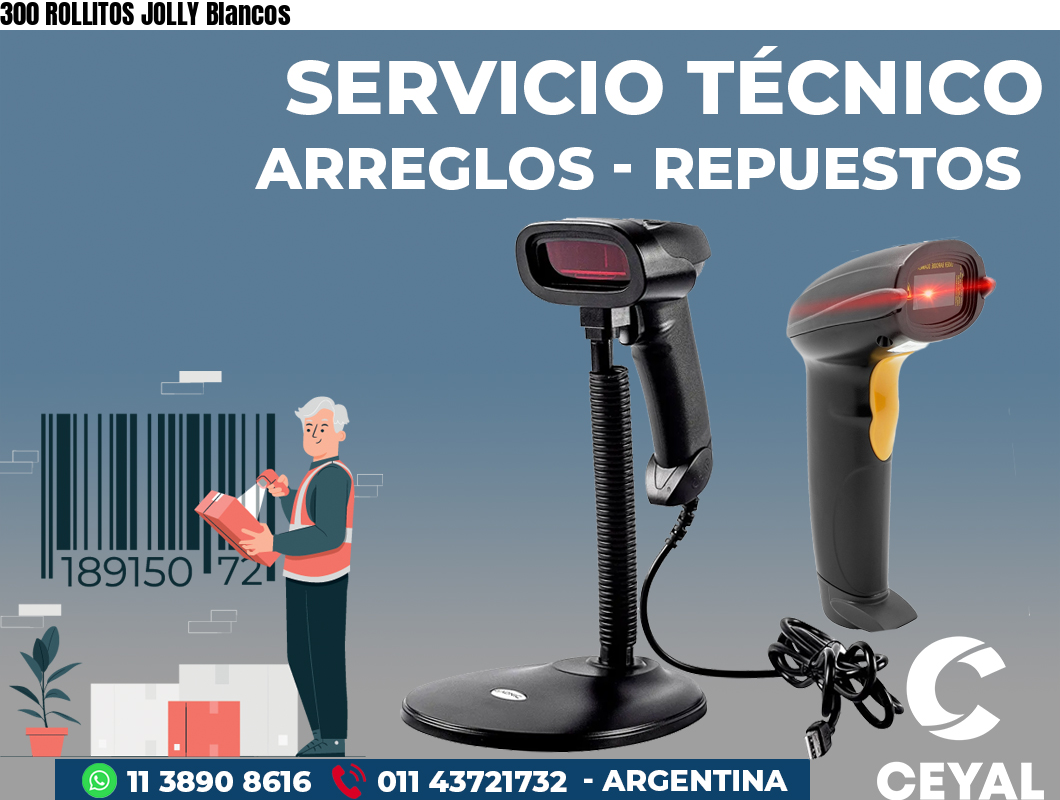 300 ROLLITOS JOLLY Blancos